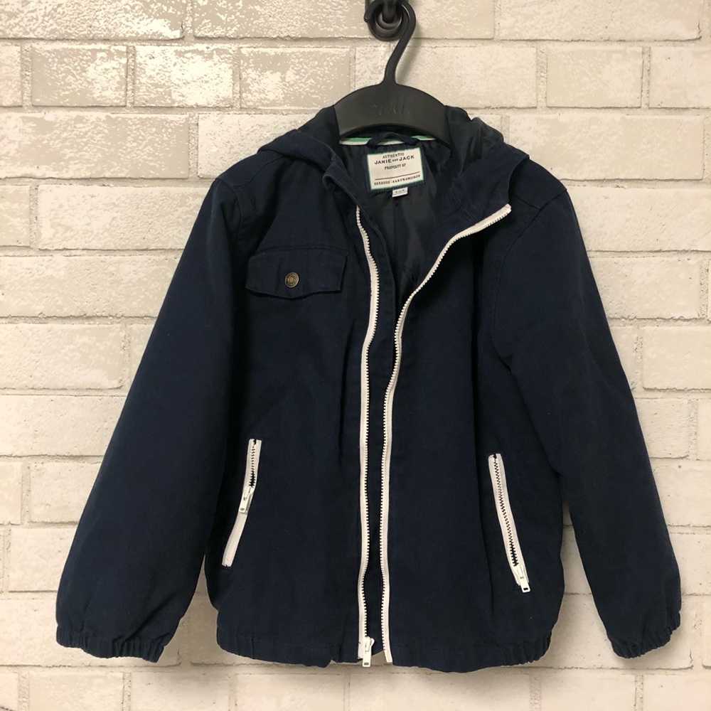 Janie and Jack navy spring lightweight jacket